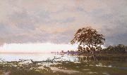 unknow artist The Flood on the Darling River china oil painting artist